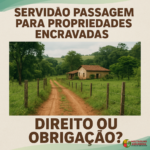 SERVIDÃO / PASSAGEM PARA PROPRIEDADES ENCRAVADAS